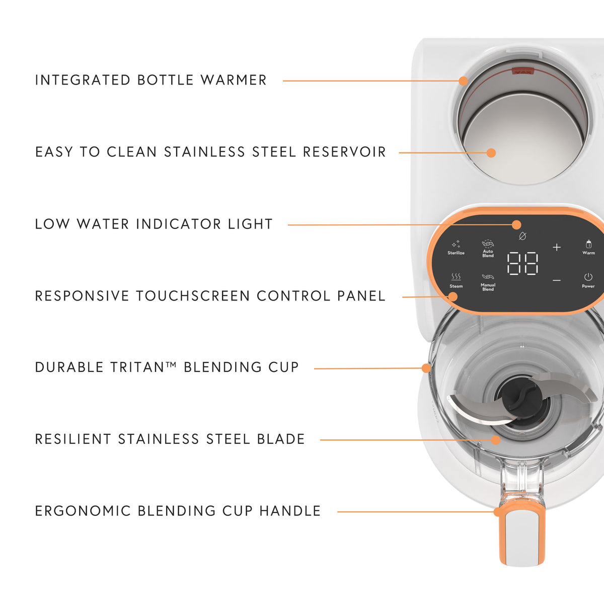 QUOOK | BABY FOOD MAKER, BOTTLE WARMER & STERILISER – The Birdhouse NZ